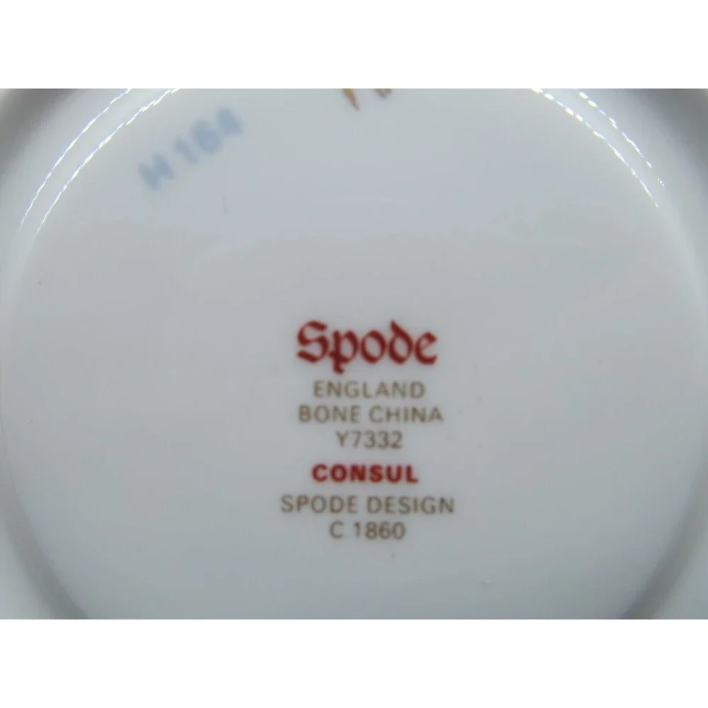 Spode Consul Cobalt Set Of 2 Coffee Or Tea Cups And 2 Saucers VGC